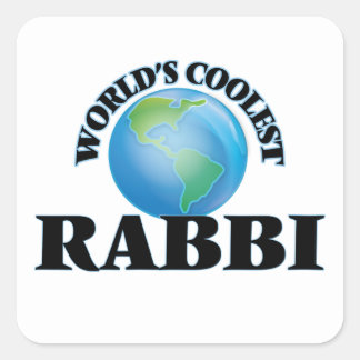 Sticker Carré Le rabbin le plus cool du monde