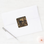 Sticker Carré Le Radeau de la Méduse - Théodore Géricault (Enveloppe)