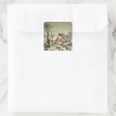 Sticker Carré Le recensement de Bethléem (Sac)