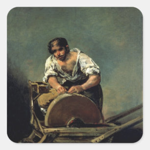 Sticker Carré Le rémouleur, c.1808-12