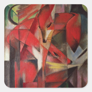 Sticker Carré Le renard, 1913