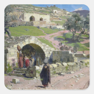 Sticker Carré Le ressort de Vierge à Nazareth, 1882