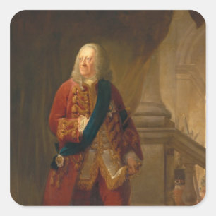 Sticker Carré Le Roi George II, 1759