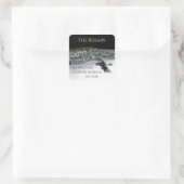 Sticker Carré Le Rosaire, un trésor inestimable inspiré par Dieu (Sac)