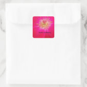 Sticker Carré Le Rose cosmique : Le design trompeur de la nature (Sac)