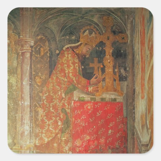 Sticker Carré Le Saint Empereur Romain Charles IV (Devant)