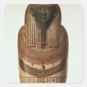 Sticker Carré Le sarcophage de Psamtik I (664-610 AVANT JÉSUS