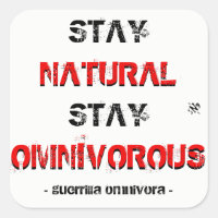 Le séjour naturel, restent omnivore !
