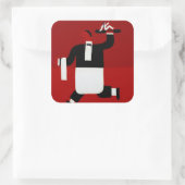 Sticker Carré Le serveur 1998 (Sac)