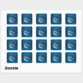 Sticker Carré Le service silencieux (Feuille)