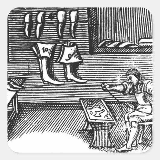 Sticker Carré Le Shoemaker (Devant)