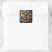 Sticker Carré Le Sigil Doré (Sac)