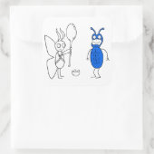 Sticker Carré Le SPOOOOOONNNN Est Trop Grand (Sac)