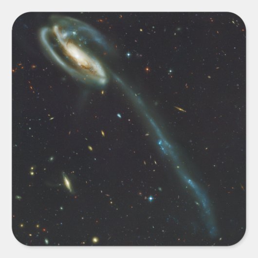 Sticker Carré Le Tadpole Galaxy UGC 10214 (Devant)