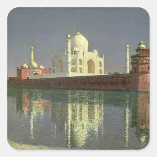 Sticker Carré Le Taj Mahal, 1874-76 (Devant)