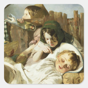 Sticker Carré Le taquinerie