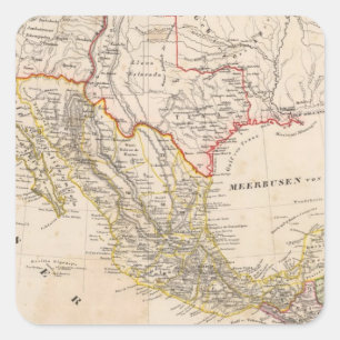 Sticker Carré Le Texas, Mexique