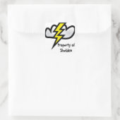 Sticker Carré Le tonnerre du Thor (Sac)