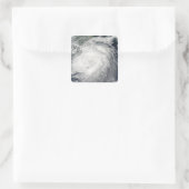 Sticker Carré Le typhon Morakot sur la Chine (Sac)