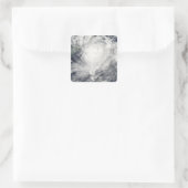 Sticker Carré Le typhon Morakot sur Taïwan (Sac)