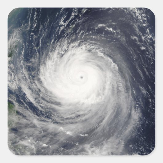 Sticker Carré Le typhon Talim (Devant)