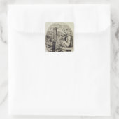 Sticker Carré Le Vampire, 1853 (Sac)