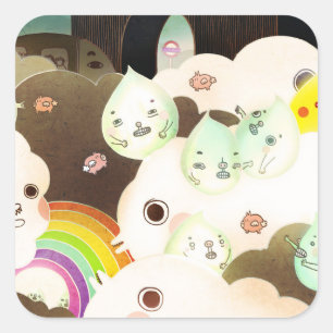 Sticker Carré Le vieux temps britannique beau 2014