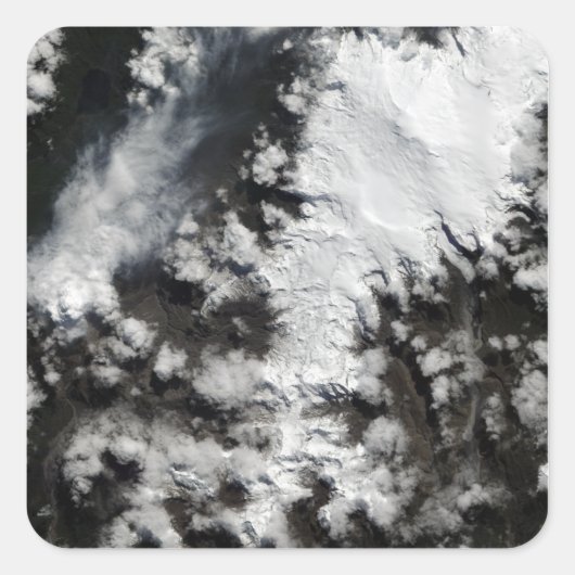 Sticker Carré Le volcan Chaiten au Chili (Devant)