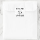 STICKER CARRÉ LE VOLLEYBALL EST IMPORTANT (Sac)