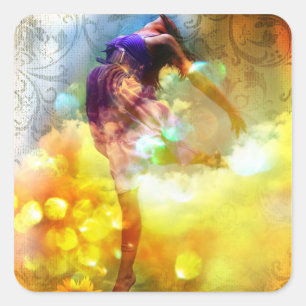 Sticker Carré Leap of Faith