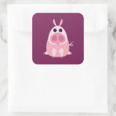 Sticker Carré Leary le cochon (Sac)