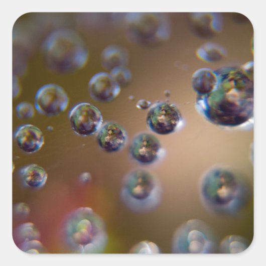 Sticker Carré L'eau en mouvement (Devant)