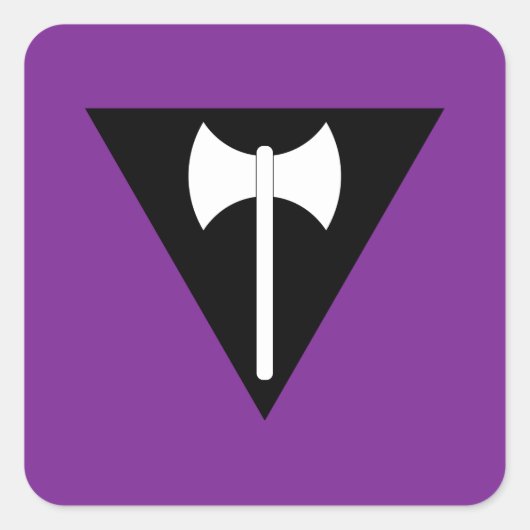 Sticker Carré Lebian Flag (Devant)