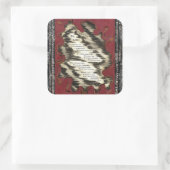 Sticker Carré L'échelle (Sac)