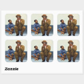 Sticker Carré Leçon de musique #2 2000 (Feuille)
