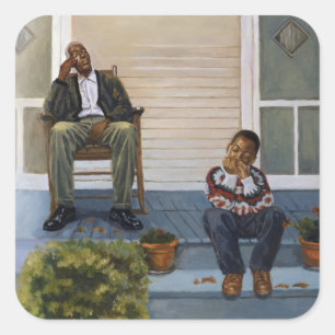 Sticker Carré Leçon de musique #3 2000