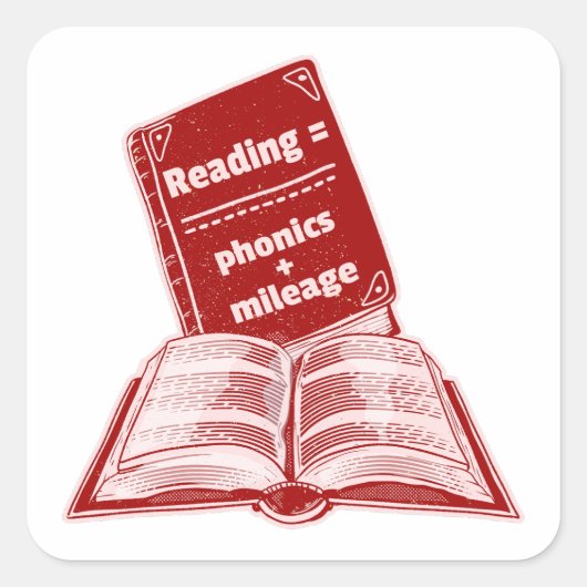 Sticker Carré Lecture des phonies de kilométrage (Devant)