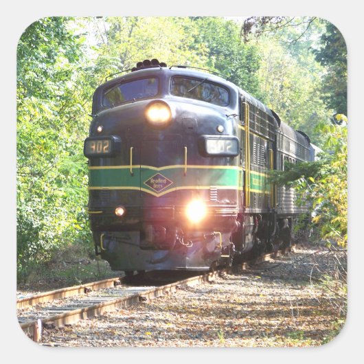 Sticker Carré Lecture Locomotive ferroviaire 903 (Devant)