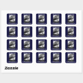 Sticker Carré L'Edmund Fitzgerald (Feuille)