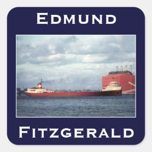 Sticker Carré L'Edmund Fitzgerald