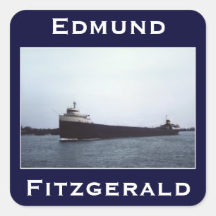 Sticker Carré L'Edmund Fitzgerald