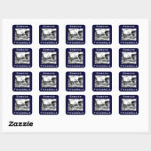 Sticker Carré L'Edmund Fitzgerald (Feuille)