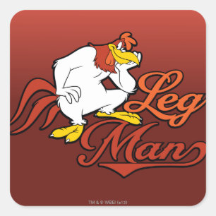 Sticker Carré Leg Man