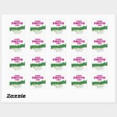 Sticker Carré lei hawaïen (Feuille)