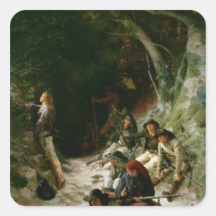 Sticker Carré L'embuscade