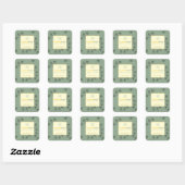 Sticker Carré Lemon & Basil Reed Diffuser Label (Feuille)