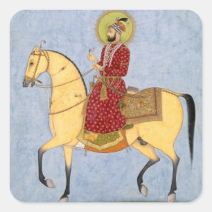 Sticker Carré L'empereur Farrukhsiyar (1683-1719) de Mughal