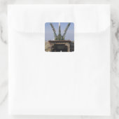 Sticker Carré L'engin spatial Soyouz TMA-13 (Sac)