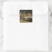 Sticker Carré L'entrée de Napoléon et Marie-Louise (Sac)