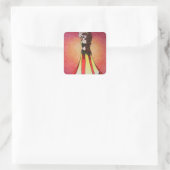 Sticker Carré Leo Belly Dancer (Sac)